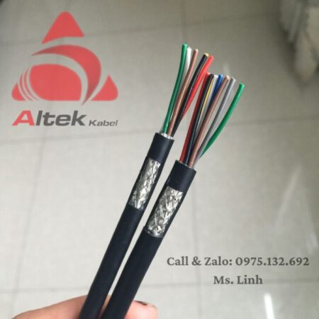 Dây cáp tín hiệu 0.22mm 2 lớp chống nhiễu Altek Kabel Dây cáp tín hiệu 0.22mm 2 lớp chống nhiễu Altek Kabel