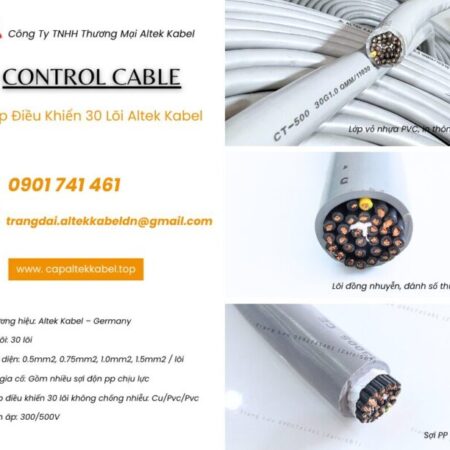 Cáp Điều Khiển 30 Lõi Altek Kabel Cáp Điều Khiển 30 Lõi Altek Kabel