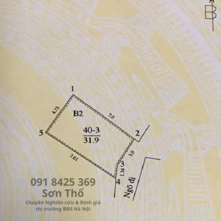 189 HHTHÁM_32m2 NỞ HẬU_NGÕ NÔNG