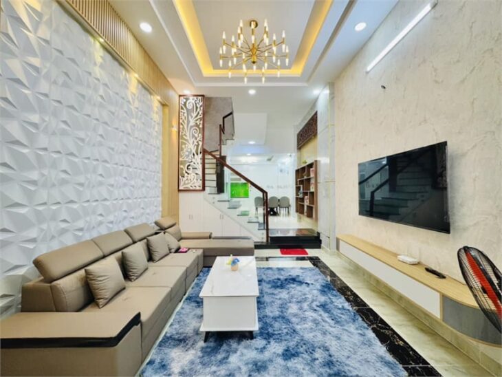 Bán nhà Khu Đồng Bộ Quang Trung, Phường 8. Nhà mới Tặng nội thất, giá 7.3 tỷ