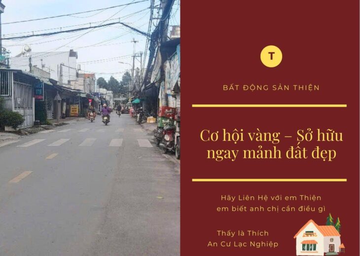 Bán Đất Mặt Tiền Đẹp 350m2 Vuông Vắn 10.5 tỷ Xuân Thới Đông Hóc Môn