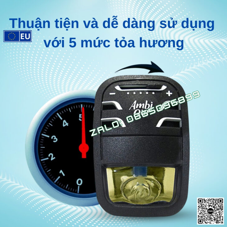 TINH DẦU THƠM CÀI CỬA GIÓ Ô TÔ AMBI PUR 7ml, HỖ TRỢ KHỬ MÙI, TINH DẦU THIÊN NHIÊN, NHẬP KHẨU CHÂU ÂU
