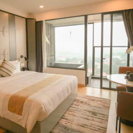 HÓT NHÀ ĐẸP CHính Chủ – GIÁ Tốt – Vị Trí Tại : View Sông Đà – Căn Q2704 Khách Sạn 5 Sao Wyndham