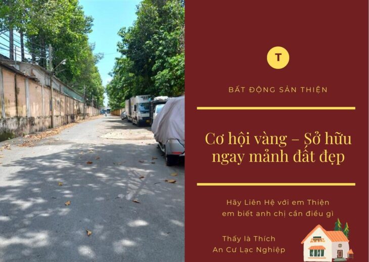 Đất Bán Diện Tích Lớn 145m2, Không Quy Hoạch, Lộ Giới, Hiệp Thành Quận 12, Chưa Tới 3 tỷ