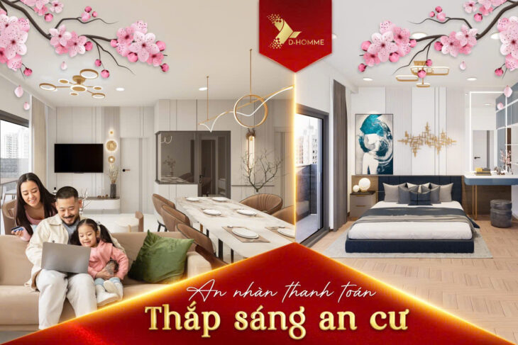 BÁN GẤP D-HOMME Q6 căn 1PN chỉ 3.55ty – Không phát sinh