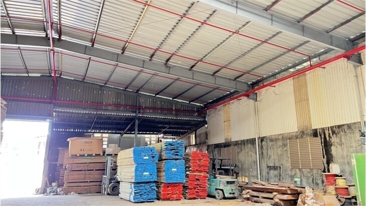 xưởng sản xuất có hệ thống phòng cháy tự động, sản xuất đa dạng ngành nghề