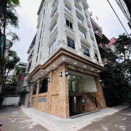 TÒA NHÀ DÒNG TIỀN 200TR/TH, 3 ÔTÔ TRÁNH, VỈA HÈ, LÔ GÓC: HOÀNG QUỐC VIỆT: 83M, 9T, MT: 6.6M