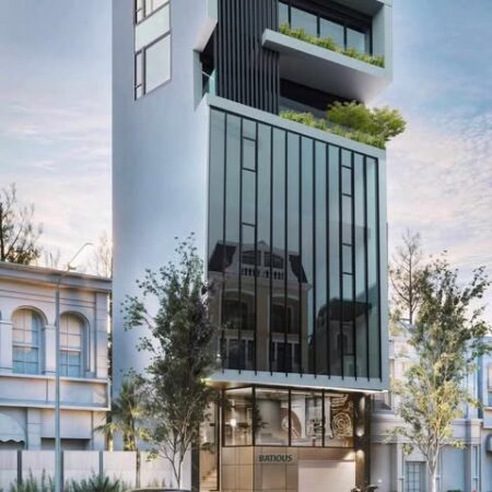 NHÀ MỚI TINH, MẶT PHỐ YÊN XÁ – THANH TRÌ, KD, ÔTÔ TRÁNH 55M, 8T, MT: 8.1M, GIÁ 18.3 TỶ