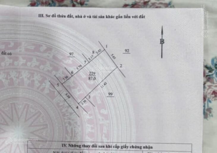 Bán đất tặng nhà cấp 4 Trần Cung 87m2 mặt tiền 6,7m ba gác phi gần phố sổ đỏ đẹp chỉ 13,5 tỷ