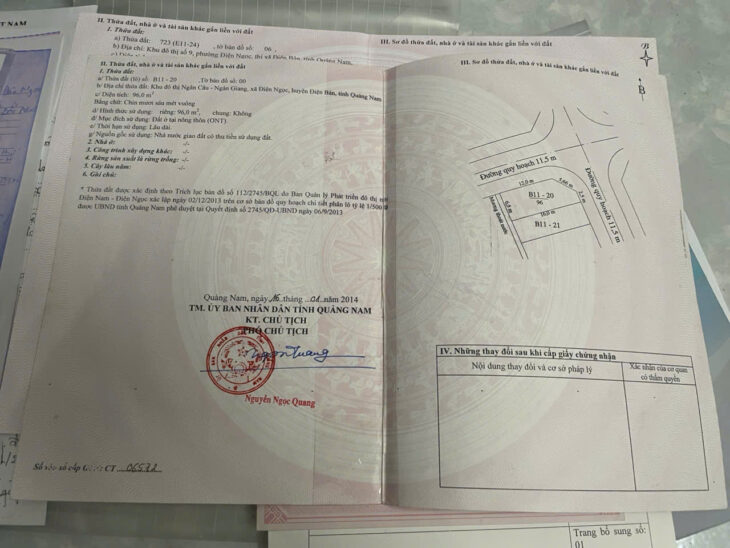 Bán Lô Hai Mặt Tiền TDC Ngân Câu Ngân Giang, Điện Ngọc, Điện Bàn, Quảng Nam .