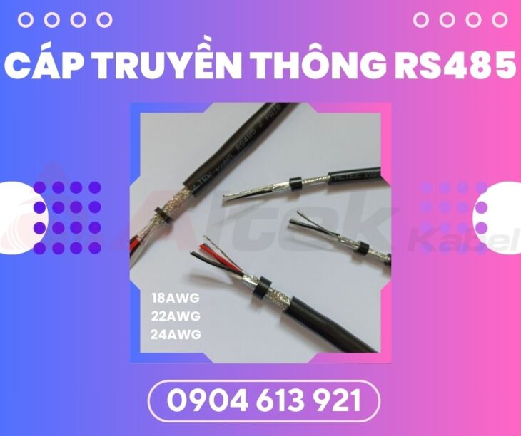 Cáp tín hiệu chống nhiễu RS485 1 PAIR 24AWG Đà Nẵng