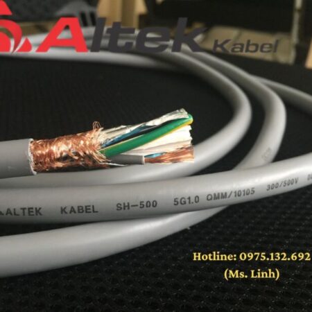 Cáp điều khiển 5 lõi có lưới chống nhiễu Altek Kabel Cáp điều khiển 5 lõi có lưới chống nhiễu Altek Kabel