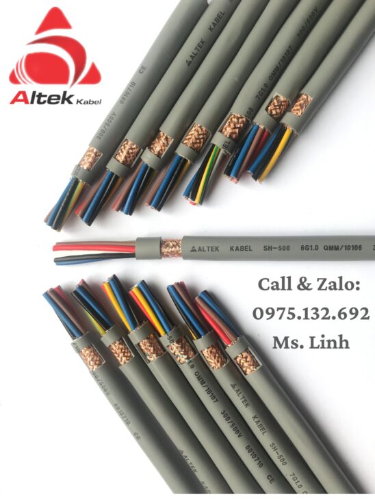 Cáp điều khiển có lưới 6 lõi ALTEK KABEL