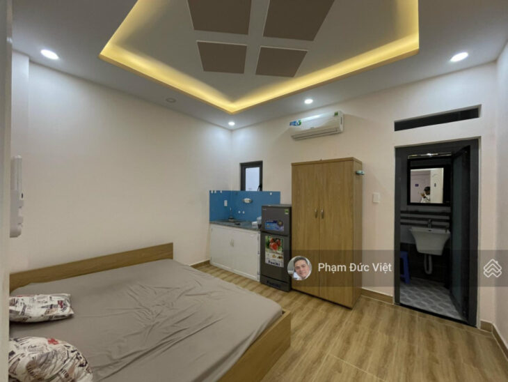 Bán tòa nhà CHDV thu nhập 50tr 4 tầng 9 phòng 8tỷ5 HXH Hoàng Hoa Thám P5 Bình Thạnh