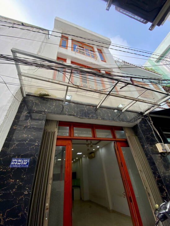 ???? BÁN NHÀ 4 TẦNG – LÝ THƯỜNG KIỆT, TÂN BÌNH – 4PN, 5WC, SÁT HẺM XE HƠI ????