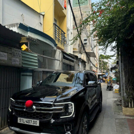 6.6 tỷ-bán nhà hẻm xe hơi phường 25 Bình Thạnh- 3 tầng- 4mx12m- 4pn giáp Quận 1