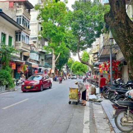 bán nhà 2 mặt phố quận Hoàn Kiếm, 98m, mặt tiền 5m, 2 mặt phố, ôtô 2 chiều, full thổ cư