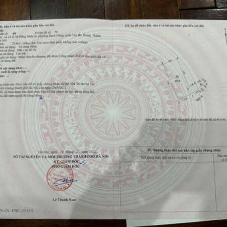 Bán nhà 25m2 sổ đỏ 4 tầng bạch đằng vân đồn