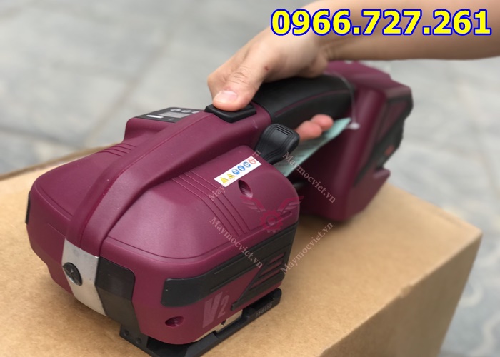 Máy Đóng Đai Nhựa Dùng Pin V2