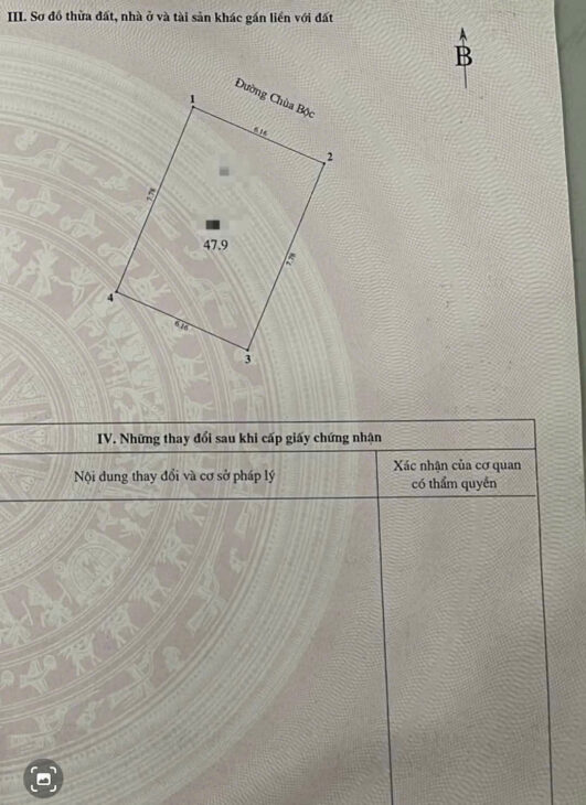 MẶT PHỐ VIP CHÙA BỘC – ĐỐNG ĐA – VUÔNG ĐẸP – VỈA HÈ SIÊU ĐẸP – NHỈNH 39 TỶ (TL)