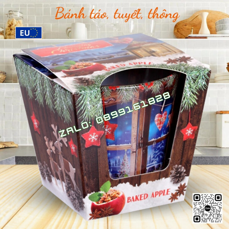 NẾN THƠM NHẬP KHẨU BARTEK 115g, DECOR TRANG TRÍ, HỖ TRỢ KHỬ MÙI, QUÀ TẶNG CAO CẤP
