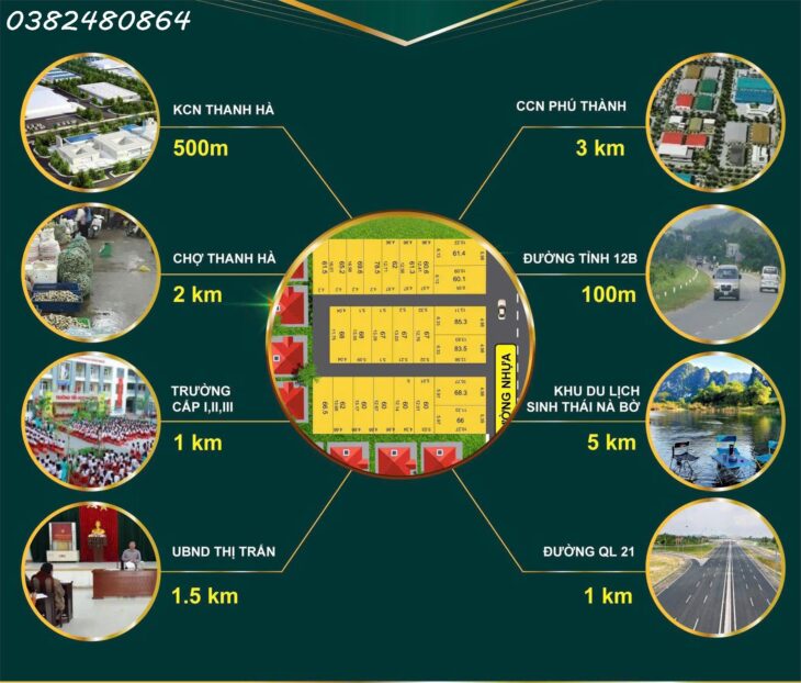 Đất thị trấn Ba Hàng Đồi- giáp kcn Thanh Hà- Hòa Bình