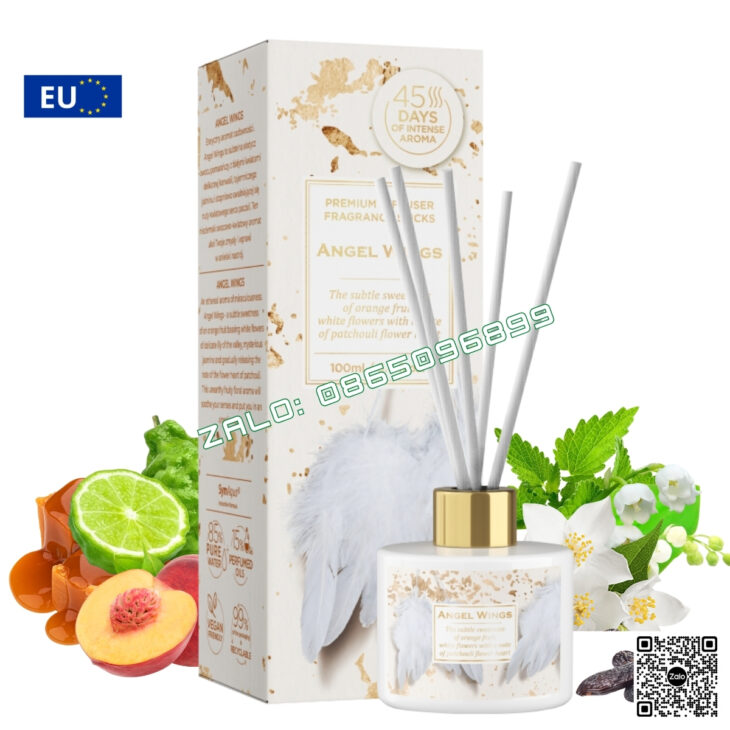 TINH DẦU KHUẾCH TÁN QUE MÂY BARTEK 100ml, THƠM PHÒNG TỰ ĐỘNG, HỖ TRỢ KHỬ MÙI, NHẬP KHẨU CHÂU ÂU