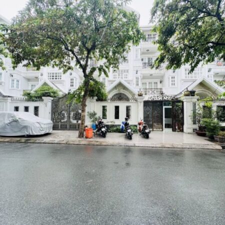 8×18,5m khu biệt thự Tấn Trường – P Phú Thuận Q7 – 4 tầng cực đẹp – giá 25.9 tỷ