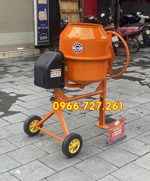 Máy trộn bê tông , trộn cám mini 120l