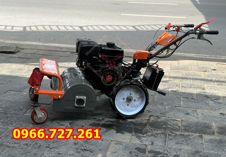 Máy cắt cỏ trục băm 10hp đề nổ Kawasaki hàm cắt 60cm