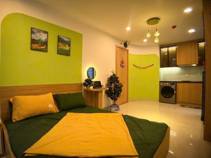 Siêu Phẩm căn Hộ Dịch vụ ĐẠI TỪ, Hoàng Mai – CCMN 7 tầng thang máy, 100m2, mặt tiền 6.6m giá chỉ