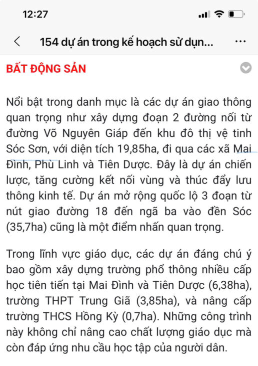 BÁN ĐẤT MAI ĐÌNH, SÓC SƠN, HÀ NÔI. 95M2, MT 5.95M. NỞ HẬU GIÁ 2,66 TỶ