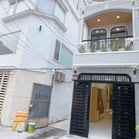 4.75 tỳ- 44m2- bán nhà 2 tầng mới full NT- 4PN ngay ngã 5 Bình Hòa- Nơ Trang Long