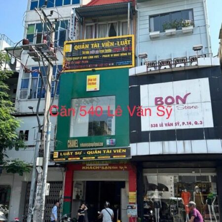 Cho thuê nhà mt 540 Lê Văn Sỹ, P14, Quận 3, HCM Cho thuê nhà mt 540 Lê Văn Sỹ, P14, Quận 3, HCM