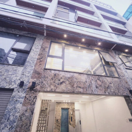 NHÀ MỚI ĐẸP PHỐ TRẠM, KINH DOANH,Ô TÔ NGỦ TRONG NHÀ 41M2, 6 TẦNG, MẶT TIỀN 5.4M,10.5 TỶ.