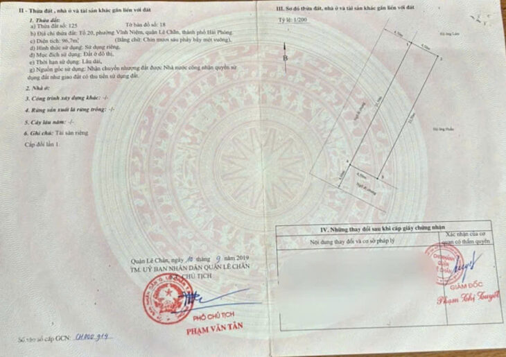 Bán đất ngõ 411 Thiên Lôi, 97m, ngõ 5m, lô góc 2 mặt, Giá 4.4 tỉ, gần AEON