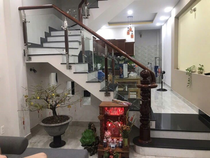 HẺM XE HƠI 3 TẦNG 70M2,4PN, 4WC – PHÚ HỮU, TP THỦ ĐỨC