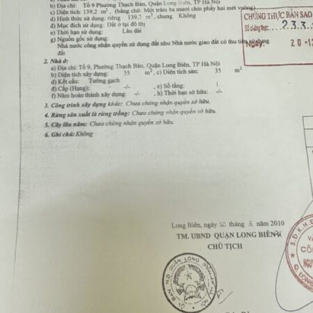 NHÀ ĐẸP – GIÁ TỐT – Vị Trí Đắc Địa Tại Số 34, Ngõ 160 Cổ Linh, Phường Thạch Bàn, Quận Long Biên,