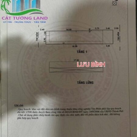 Bán nhà 4.5x23m, Hẻm 7m Lê Trọng Tấn, Tây Thạnh. Giá cực rẻ chỉ 6.8 tỷ