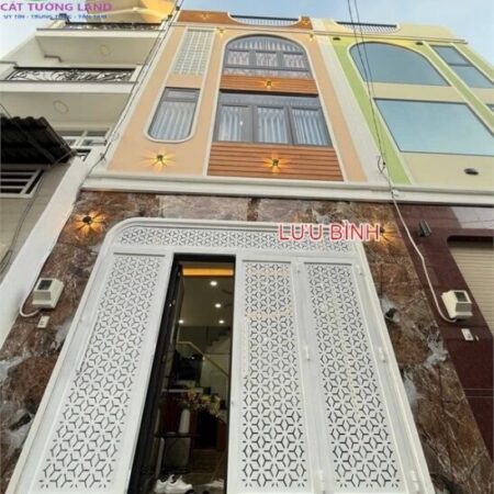 Bán nhà mới 4 Tầng, Hẻm 5m Trường Chinh, Khu Bàu Cát Cực Vip, Giá 7.2 tỷ TL