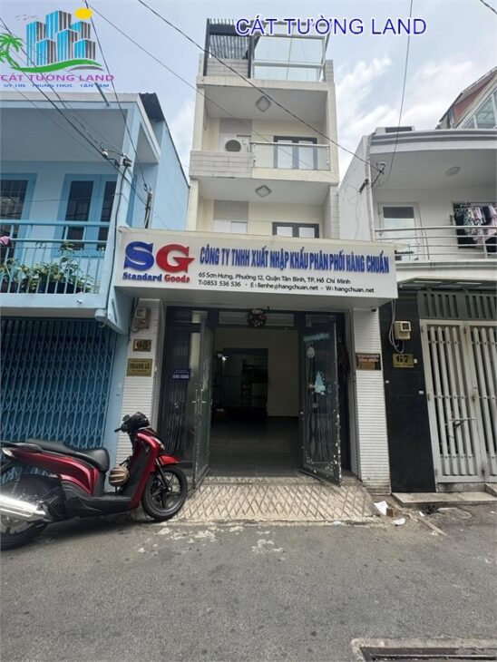 Mặt tiền Sơn Hưng – Khu Chợ Bà Hoa – Nhà 4x13m, 4 Tầng, Giá 7.95 tỷ