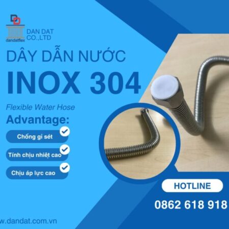 Gia Công Dây Dẫn Nước Inox 304/Dây Cấp Nước Inox Chịu Nhiệt/Ống Dẫn Nước Nóng Lạnh Inox Gia Công Dây Dẫn Nước Inox 304/Dây Cấp Nước Inox Chịu Nhiệt/Ống Dẫn Nước Nóng Lạnh Inox