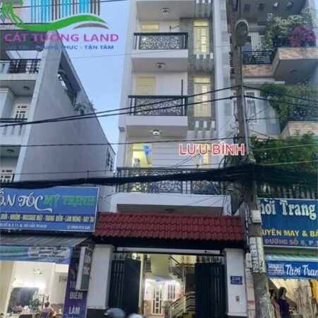 Bán nhà 4x20m, 6 Tầng. Mặt tiền Đường Số 8, Phường 11, Sát Lê Văn Thọ