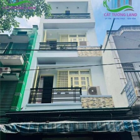 Bán nhà 4 Tầng, Hẻm 5m Phạm Văn Chiêu, Phường 9. Gần Chợ Thạch Đà. Giá 6.78 tỷ