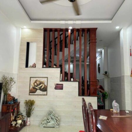 BÁN NHÀ 1 TRỆT 2 LẦU – HẺM XE HƠI THÔNG – PHƯỚC LONG B