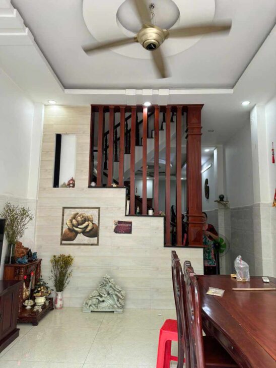 BÁN NHÀ 1 TRỆT 2 LẦU – HẺM XE HƠI THÔNG – PHƯỚC LONG B