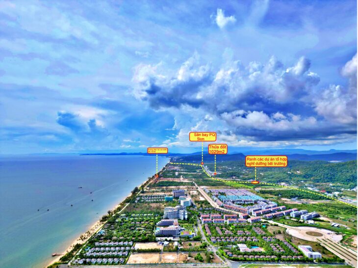 Bán đất thổ cư trung tâm Bãi Trường – Phú Quốc (1000m² – 300m² thổ cư) – Giá tốt, vị trí đẹp