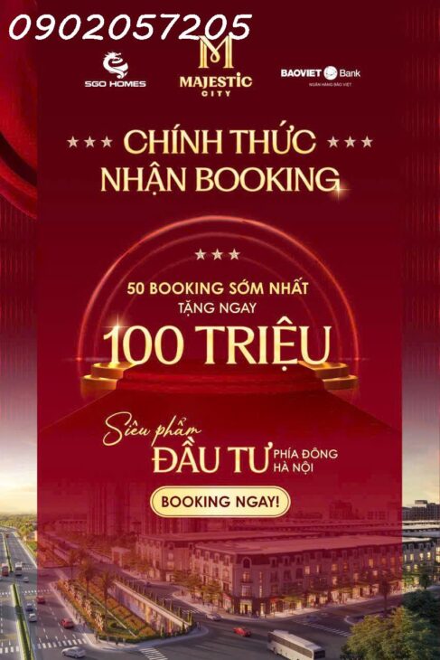 Chính thức có HĐMB Nhà Phố Dự án Majestic City Mỹ Hào