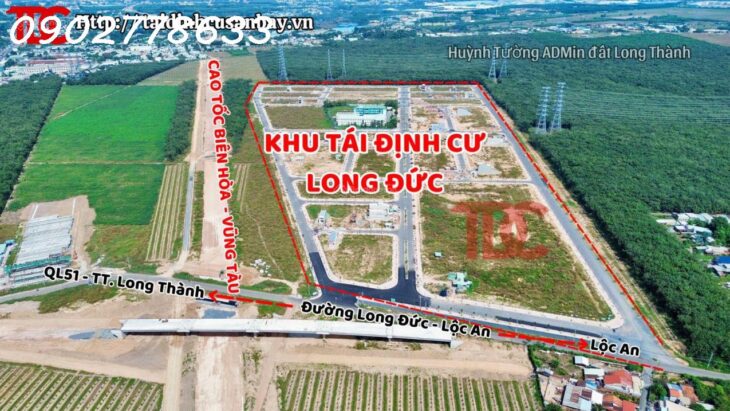 Kẹt tiền chủ bán lô 100m2 thổ cư tái định cư cao tốc Biên Hoà Vũng Tàu giá chỉ 1tỷ6
