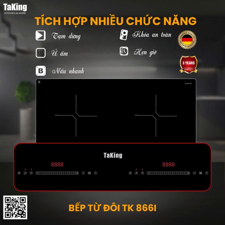 Bếp Từ Đôi TK 866I TaKing – Bí Quyết Nấu Vạn Món Ngon